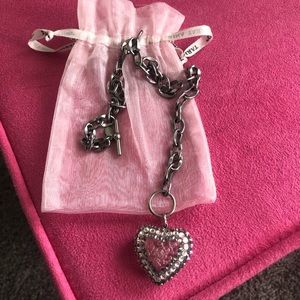 Tarina Tarantino Crystal Heart Necklace